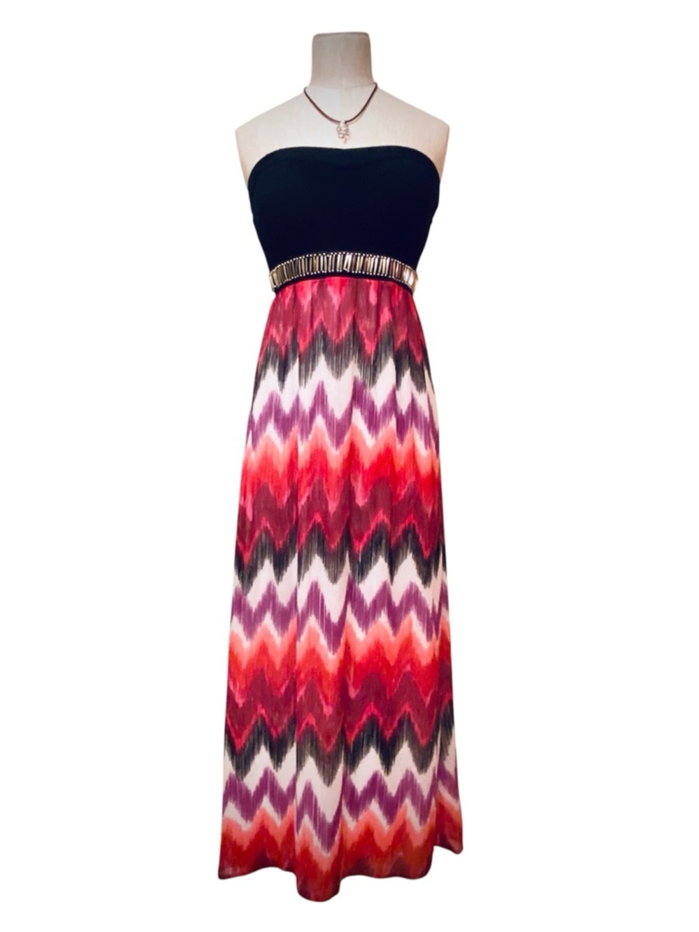 2b Strapless Maxi Dress